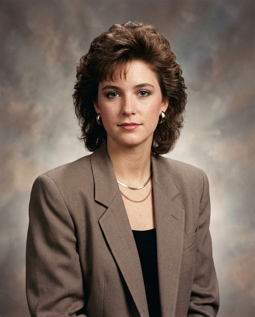 80s studio portrait